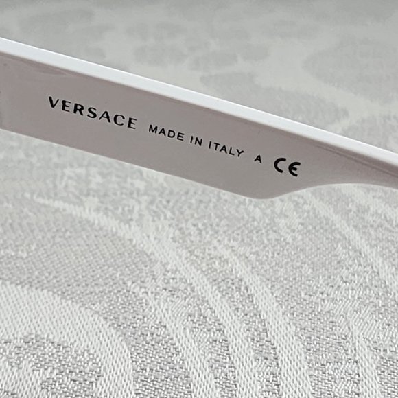 NEW! Versace 56MM Cat Eye Sunglasses White - Picture 6 of 7